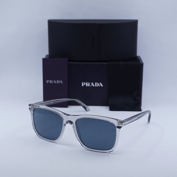 Final Price! Prada PR18WS U430A9 Transparent Grey Sunglasses